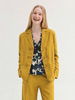 BLAZER IN LINO ZAFFERANO