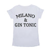 t-shirt “MILANO & GIN TONIC"